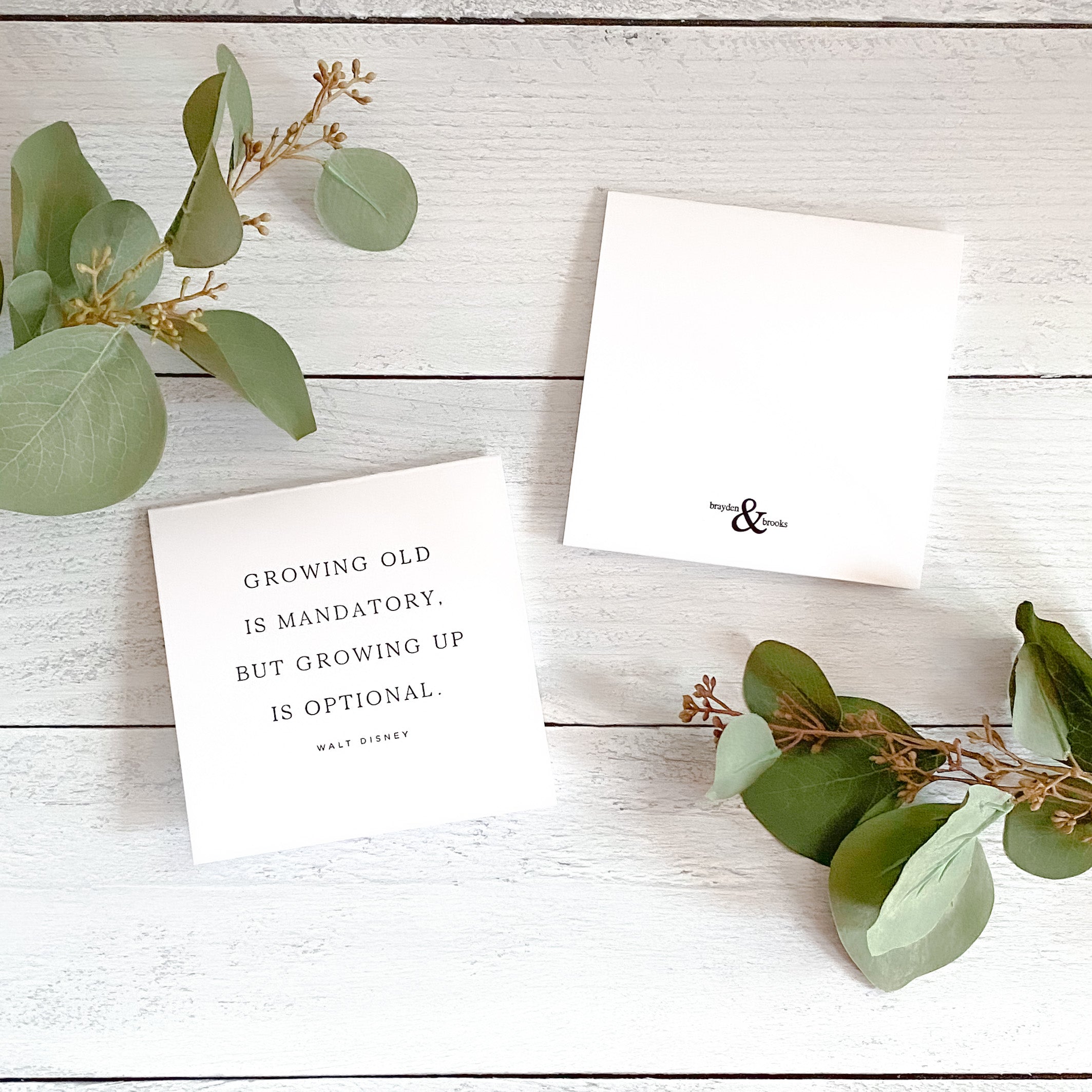 Letterpress Inspirational Cards