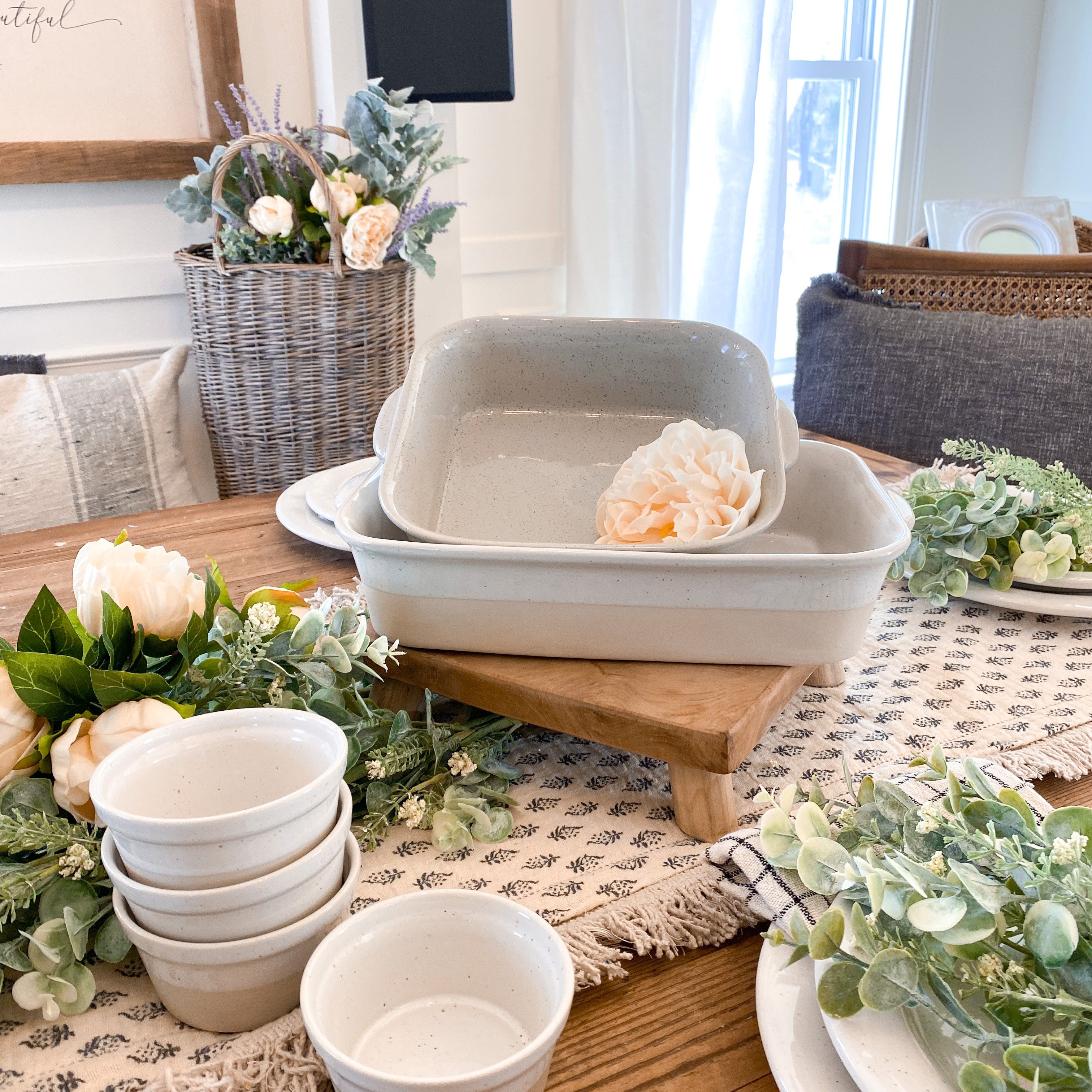 Stoneware Serving Pieces